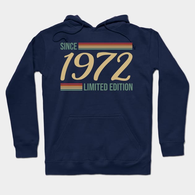 Vintage since 1972 Limited Edition Gift Hoodie by POS